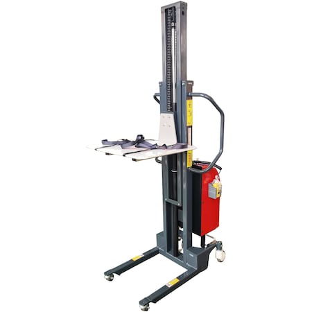 Pake Handling Tools Powered Lift Truck, 440 lb. Cap, 3.15'' to 88.6'' Lift Height PAKWP09